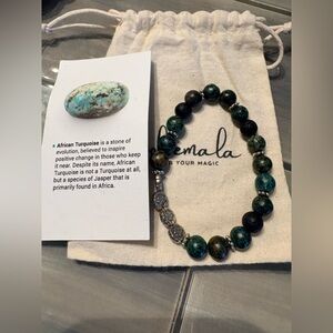 Evolvemala African Turquoise aka Jasper  Bracelet EUC
